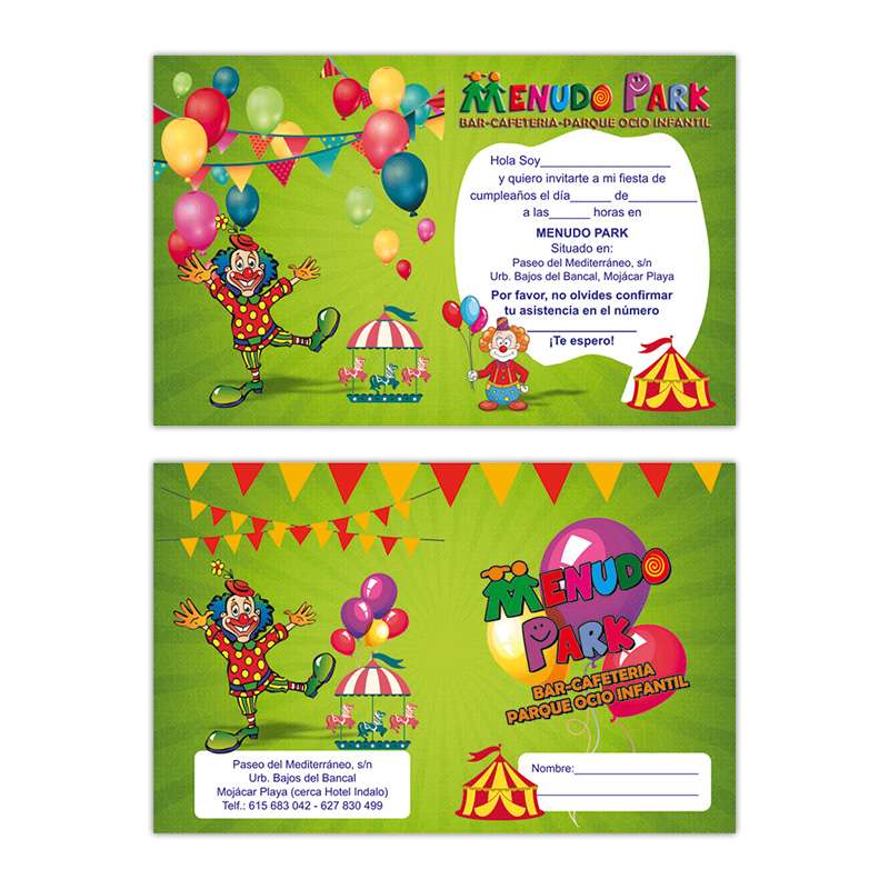 Tarjetas Dobles sin Plegar - Imagen 4