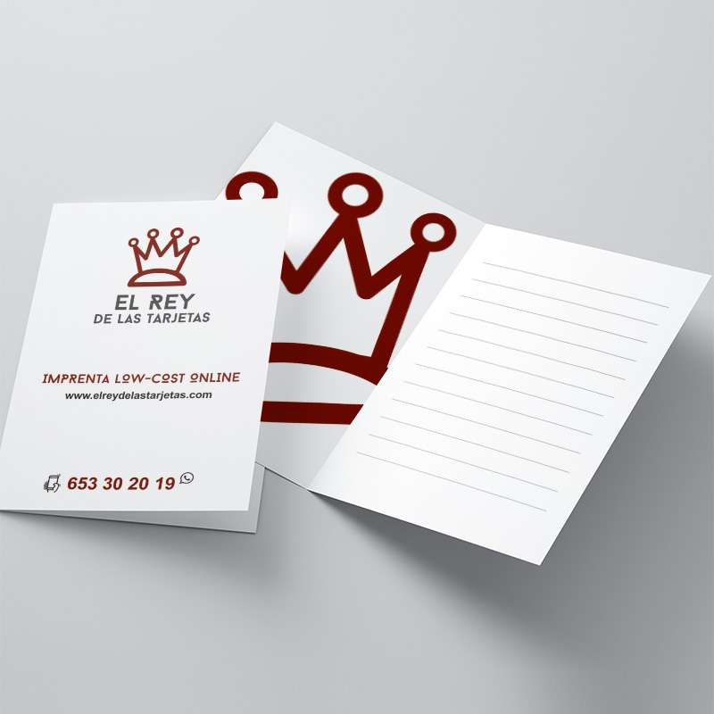 Tarjetas Dobles Plegadas - Imagen 2