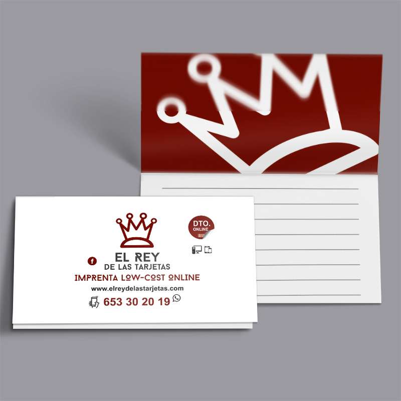 Tarjetas Dobles Plegadas - Imagen 3